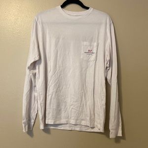 Vineyard vines NYC long sleeve whale pocket tee